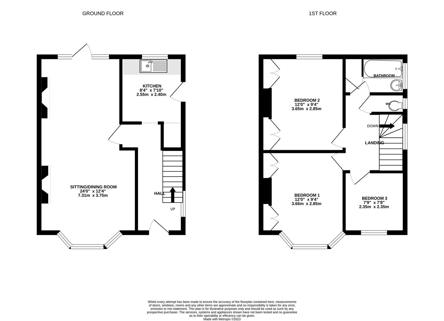 Floorplans For Stratford Drive, Norwich