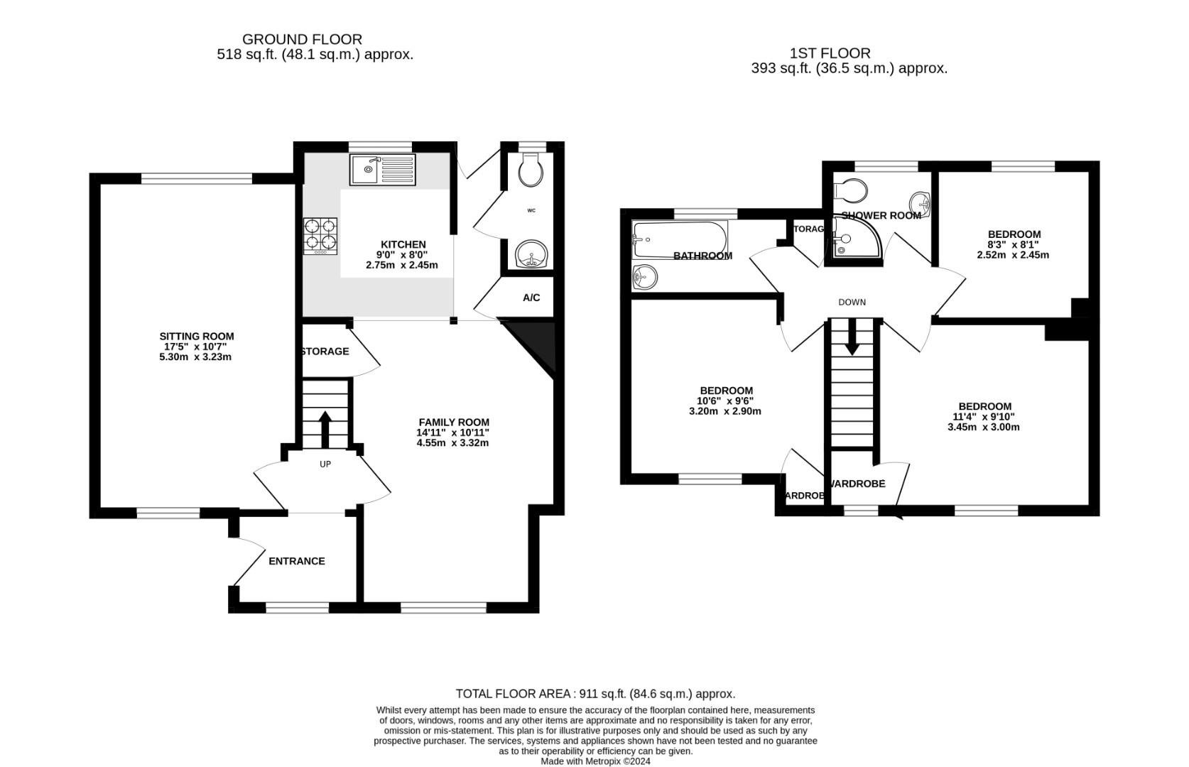 Floorplans For Waterworks Road, Norwich