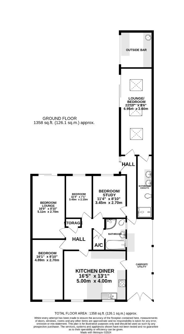 Floorplans For St. Clements Way, Brundall, Norwich