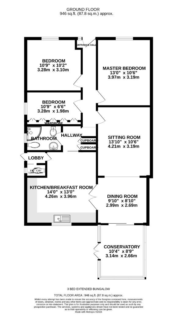 Floorplans For Berrington Road, Norwich