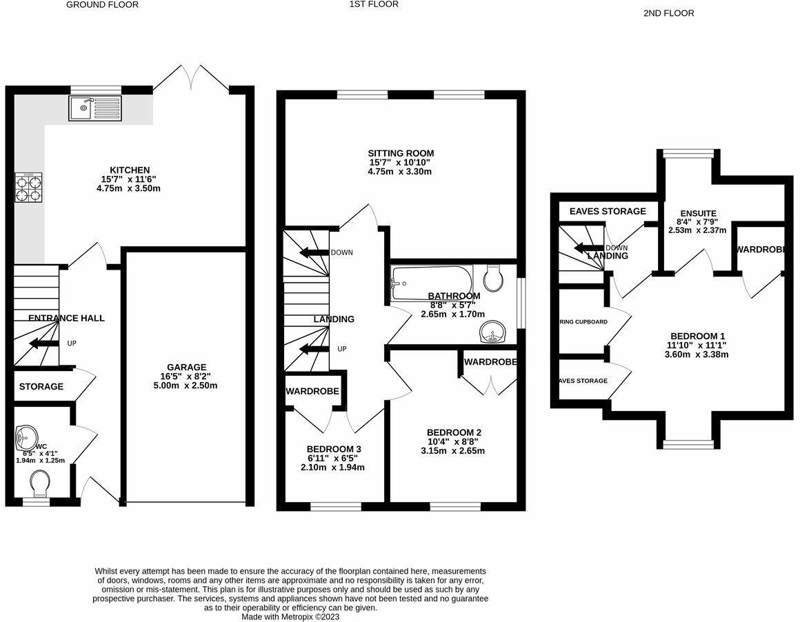 Floorplans For Caddow Road, Norwich