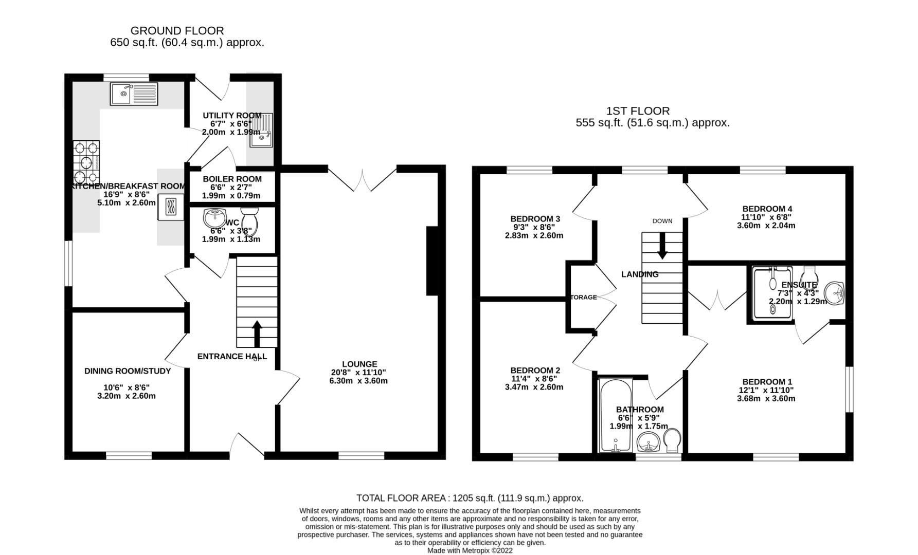 Floorplans For Almond Drive, Cringleford, Norwich