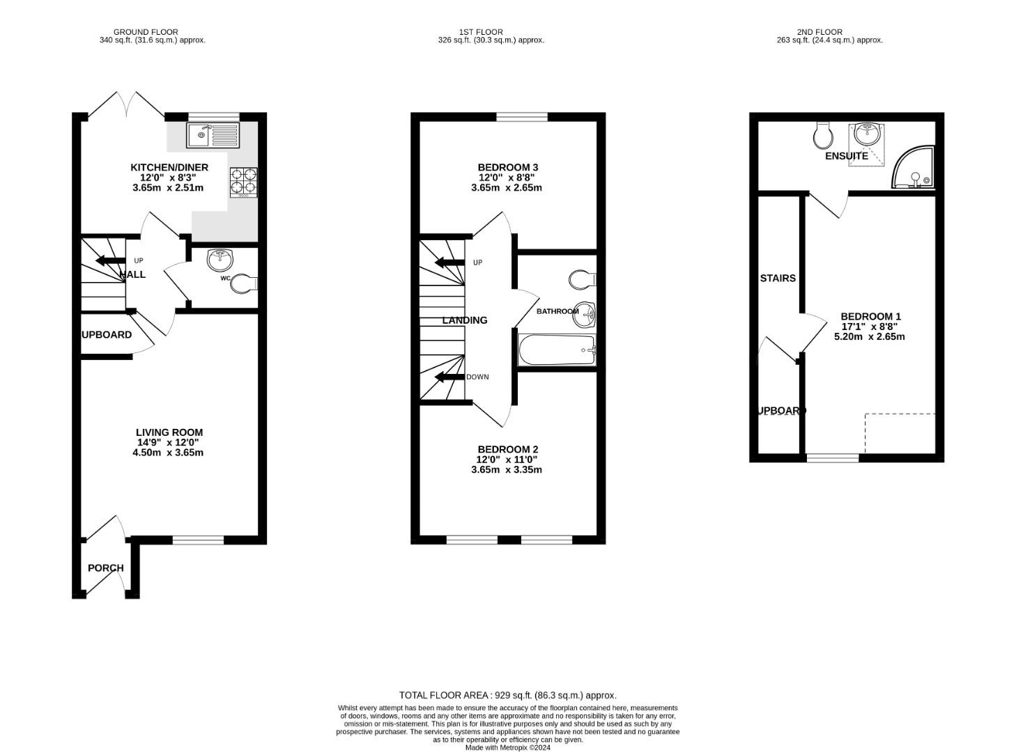 Floorplans For Kingfisher Road, Sprowston