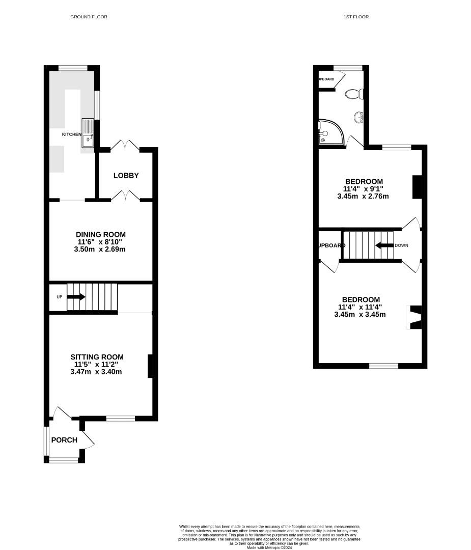 Floorplans For Connaught Road, Norwich