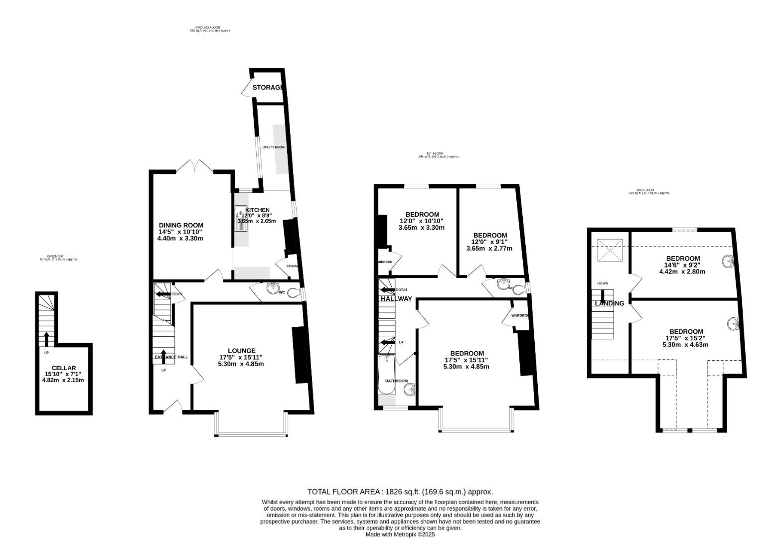 Floorplans For Bathurst Road, Norwich